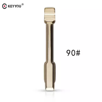 KEYYOU F021 лезвие металлическое пустое необрезанное лезвие дистанционного ключа KD No 90 для Ford Mondeo KD900 удаленный ключ от машины