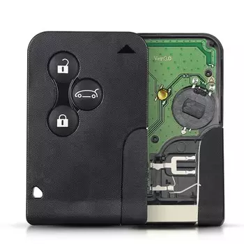 KEYYOU ID46 PCF7947 чип для Renault Clio Logan Megane 2 Scenic II дистанционный ключ 3 кнопки 433 МГц смарт-карта аварийная вставка