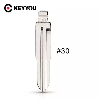 KEYYOU, металлическая заготовка, необработанная застежка KD, модель #30 для ключа Zhonghua, № 30