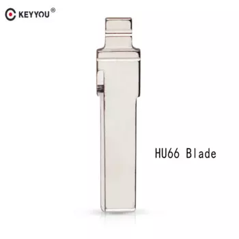 KEYYOU, металлическая заготовка, необработанная застежка KD, Модель № 89 для Audi A3 S3 TT A4 S4 2005-2013 года, оригинальное лезвие HU66 Blade