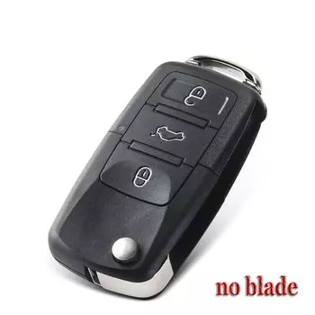 KEYYOU модифицированный откидной корпус дистанционного ключа для Volkswagen VW Polo Passat B5 Golf MK5 Beetle 3-кнопочный сменный чехол для автомобильного ключа