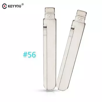 KEYYOU NO. 56 # ключ лезвие для 56 # BYD F3 Geely Vision Lifan 620, автомобильный Пустой Сменный ключ лезвие