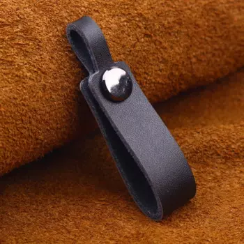 KEYYOU новая модель, кожаные буксирные ремни, материал, гладкая поверхность, автомобильный брелок для ключей, брелок для салона автомобиля для автомобиля, авто