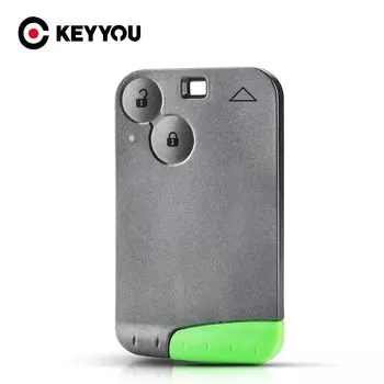 KEYYOU новый чехол для ключей от машины, замена для Renault Laguna Espace 2002-2006, ключ для смарт-карты, 2 кнопки с лезвием