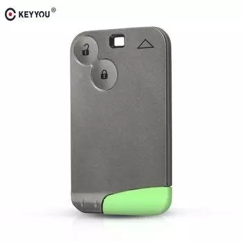 KEYYOU новый сменный 2-кнопочный чехол для дистанционного ключа, чехол для смарт-картки для RENAULT Laguna