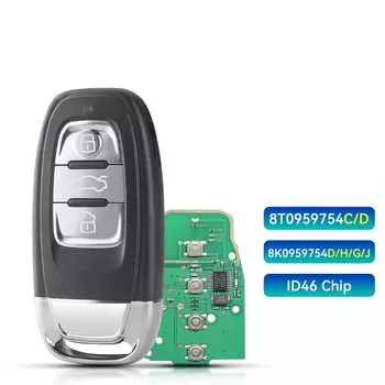 KEYYOU полуумная безключевая фотовспышка для Audi Q5 A4L A5 A6 A7 A8 RS4 S4 S5 8T0959754D 8T0959754C 8K0959754G 8K0959754D/H