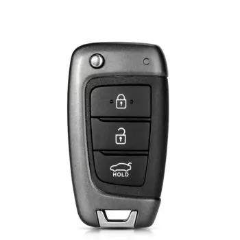 KEYYOU складной раскладной смарт-ключ для автомобиля с дистанционным управлением для HYUNDAI Tucson Elantra Accent Solaris Kona Verna 2017 + запасная деталь