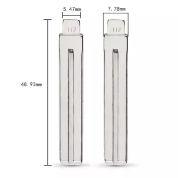 KEYYOU Uncut дистанционный Автомобильный ключ для Kia spoking RIO K2 K3 K5 для Hyundai Verna I30 IX35 HB20 Sonata HY20 TOY40 Blank