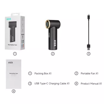 KiCA JetFan Mini Портативный Воздуходувка