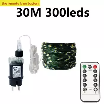 KIKIELF светодиодная гирлянда 100 метров тёплый белый