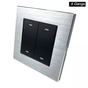 Kincony 4Gang 86*86 EU DC12V LED переключатель