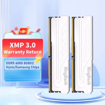 KingBank DDR5 RAM 8GBX2 8 ГБ 6000 МГц Hynix/чип Samsung XMP 3.0 Память RAM UDIMM Настольная внутренняя память Двухканальная для ПК