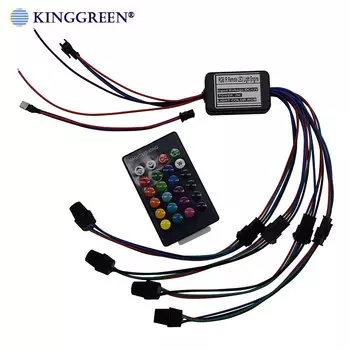 KINGGREEN Оптоволоконный RGB светильник 12В