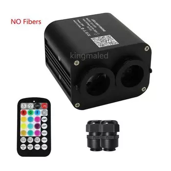 Kingmaled 20 Вт RGBW Оптоволоконный светильник для автомобиля