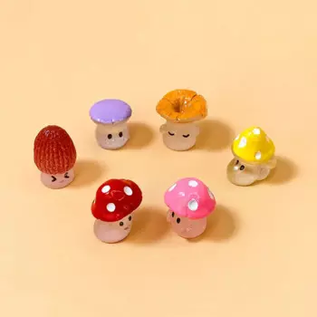 KINGONEDOM Миниатюрные светящиеся грибы из смолы