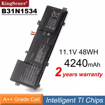 KingSener B31N1534 Аккумулятор для ASUS Zenbook U5000U UX510 UX510UX UX510UW V510U V510UXU 3ICP7/60/80 0B200- 02030000 11.4V 48WH
