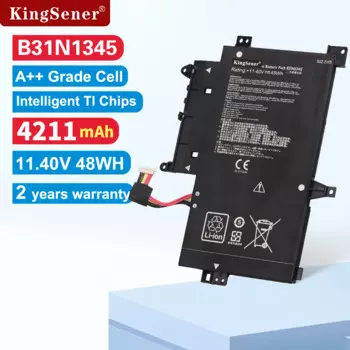 KingSener подлинный B31N1345 Аккумулятор для ноутбука ASUS TP500 TP500LA TP500LN TP500LB 0B200-00990100 Series 11,4 V 48Wh