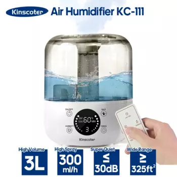 KINSCOTER 3L увлажнитель воздуха профессиональный большой емкости домашний увлажнитель воздуха растительный туман арома диффузор с дистанционным управлением таймер