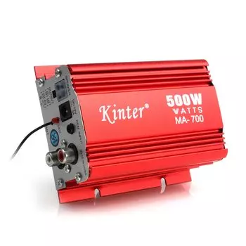Kinter MA-700 500W Цифровой walkie talkie автомобильное мотоцикл 2 Каналы аудио усилитель FM стерео радио с пультом дистанционного управления Поддержка MP3 USB FM Вход