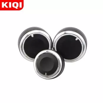 KIQI 3 шт. автостайлинг Ручка переменного тока Подходит для Nissan Tiida NV200 Livina Geniss кондиционер переключатель контроля тепла ручка аксессуары