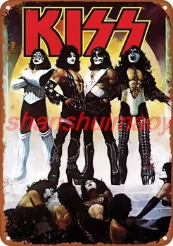 KISS винтажная металлическая вывеска