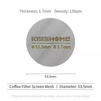 KISSHOME Фильтр для эспрессо из нержавеющей стали