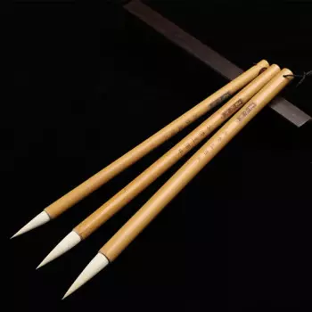 Кисть для рисования и каллиграфии, 3 шт., шерстяной волос