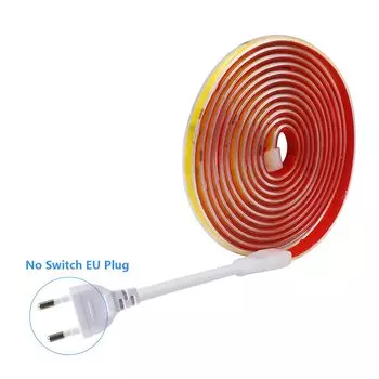 KISUFU COB светодиодная лента 220В IP67 240 светодиодов/м