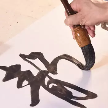 Китайская каллиграфия, кисть в форме хоппера, живопись, кисточки для письма, шерстяная ласка, щетка для волос, ручка, Caligrafia Tinta, Китай