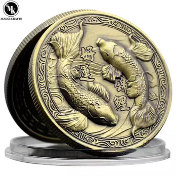 Китайская монета на удачу olevo