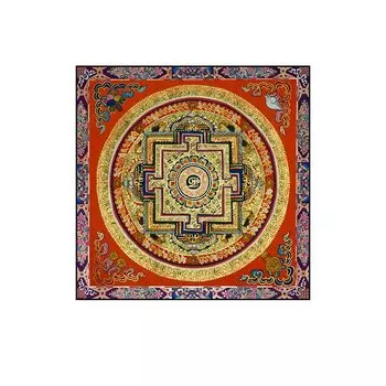 Китайская Танка картина на холсте SELFLESSLY ART