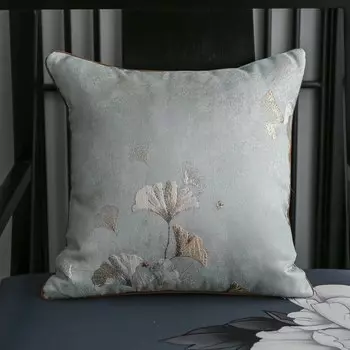 Китайские декоративные наволочки с вышивкой, полиэстер/хлопок, 45x45, 60x60 см