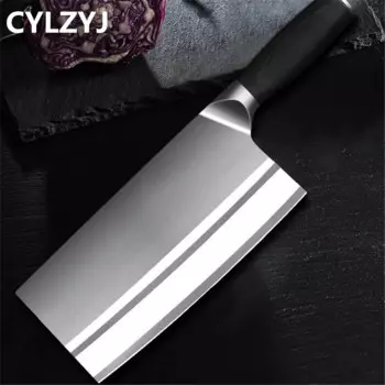 Китайские мясные ножи для измельчения, супер острое лезвие, нож для овощей, мяса, рыбы, 9Cr18, кухонные ножи высокой твердости, тесак