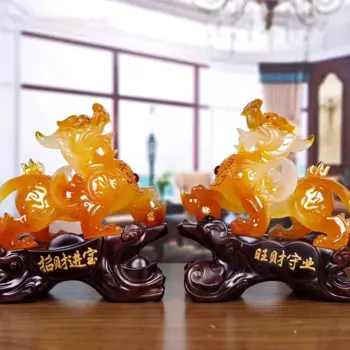 Китайские украшения из смолы Pixiu Lucky Money для дома, гостиной, ТВ-шкафа, офиса, украшения фэн-шуй, декор для рабочего стола, подарки на открытие