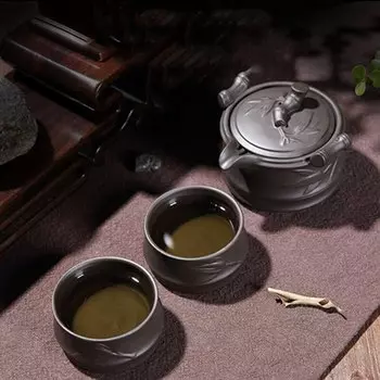 Китайский чайный набор из глины Zi SHA Kuai Ke 2 чашки