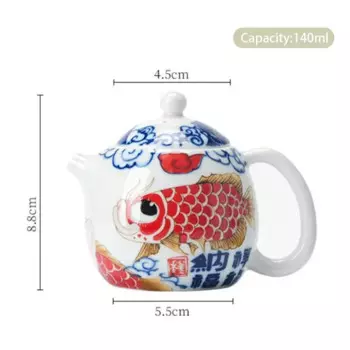 Китайский керамический чайник RI ONIY TEASET, 140 мл