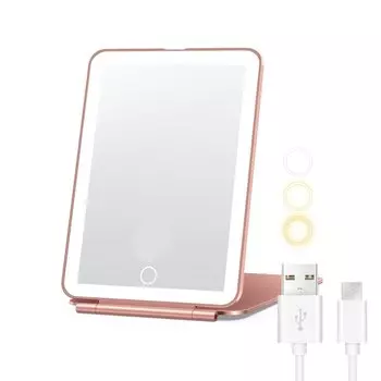 KITLIFY Портативное косметическое зеркало с подсветкой