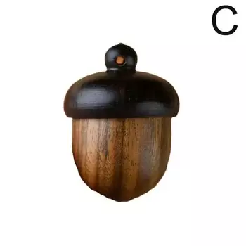 KITPIPI Мини деревянная коробка для таблеток