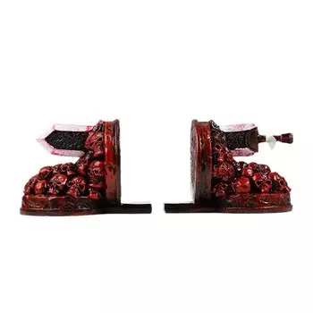 KITPIPI Яростные подставки для книг из смолы