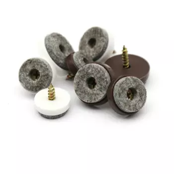 KK & FING 20 шт. скользящая плитка, фетровые протекторы для ногтей, 4 размера, ножки стола, стула, ножки, нескользящая фетровая подушечка для ногтей