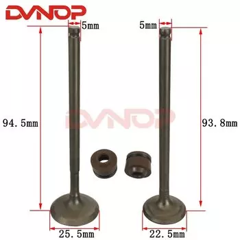 Клапан мотоцикла, впускной и выпускной стержень, клапан для KEEWAY RKV125 RKS125 K157FMI RKV150 RKS150 RKV RKS 148, запасные части двигателя EGR