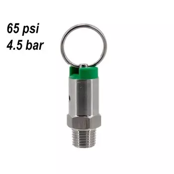 Клапан сброса давления Brew Shark 1/4", нержавеющая сталь