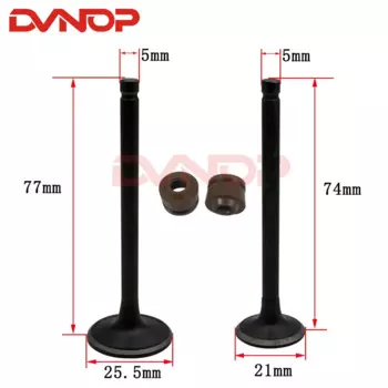 Клапан впускного выхлопного стержня двигателя мотоцикла, уплотнительное масло клапана для Honda LEAD110 NHX110 NHX 110 GFM110 SCR110 WH110T, свинцовый