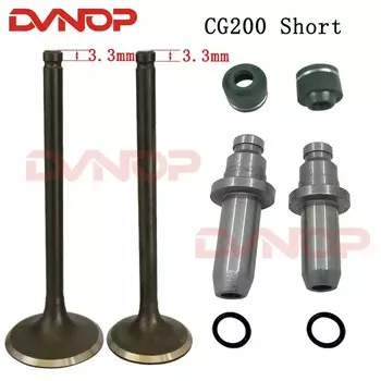 Клапан выпускного штока двигателя мотоцикла для ZONGSHEN LIFAN LONGXIN CG200 CG 200 Go Cart Dirt Bike ATV Buggy