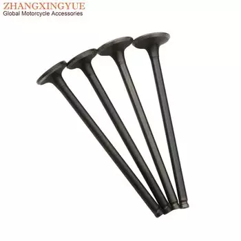 Клапаны впускные и выхлопные для скутера, 4 шт., для Yamaha MT VP X-City WR 125 R YP 125R X-Max YZF R125 1B9-E2121-00 5YP-E2111-01 4T