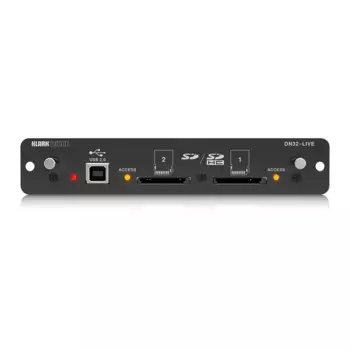Klark Teknik DN32-Live карта расширения 32-канальная живая запись и воспроизведение на двух Sd/Sdhc карт памяти для цифрового миксера midа