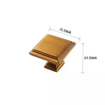 Ручка для шкафа YUTOKO, желтая бронза, цинковый сплав