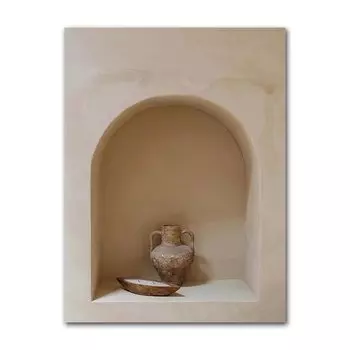 Классическая ваза натюрморт картина на холсте AliPaint