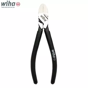 Классические пластиковые ножницы Wiha 45851, диагональные плоскогубцы 160 мм