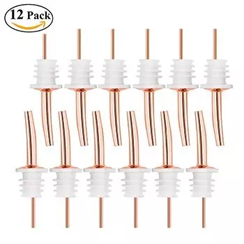 Классические разливатели для бутылок CocktailGeek, 12 шт., медь